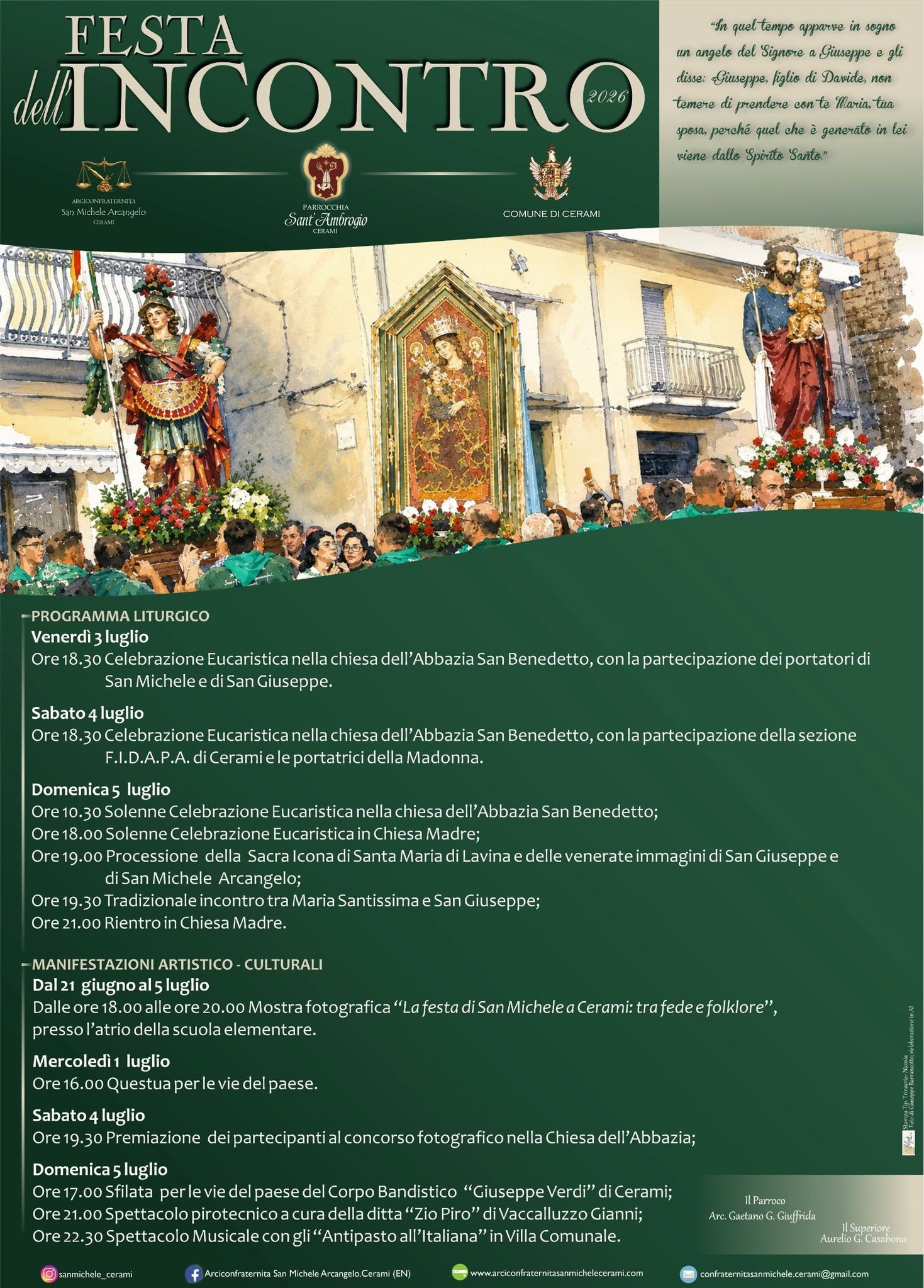 Locandina: Festa dell'Incontro
